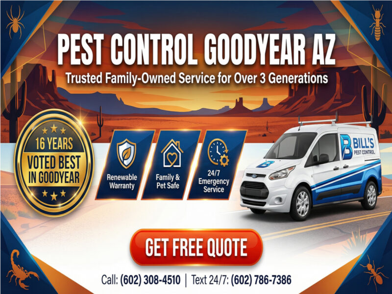 Best Pest Control Goodyear Az | Bills Pest Termite Control