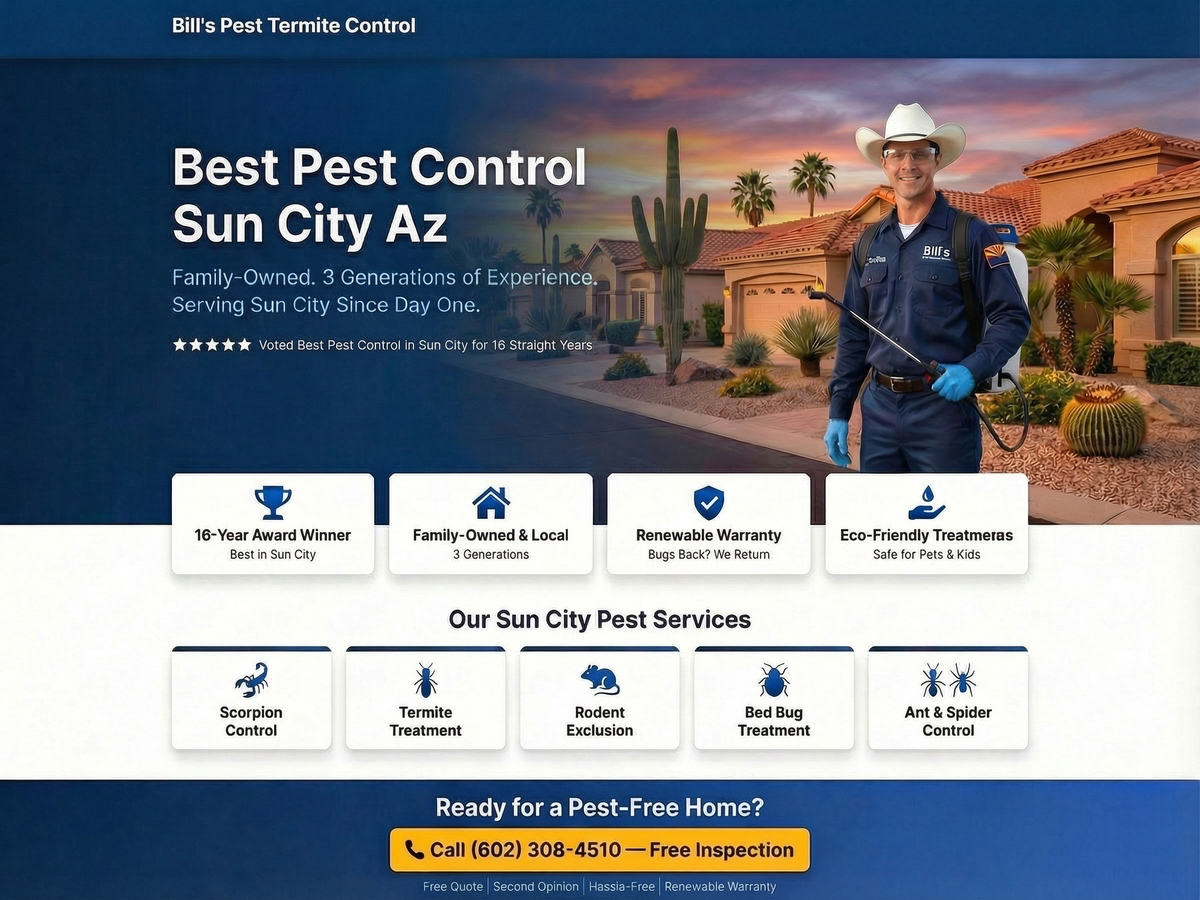 Best Pest Control Sun City Az