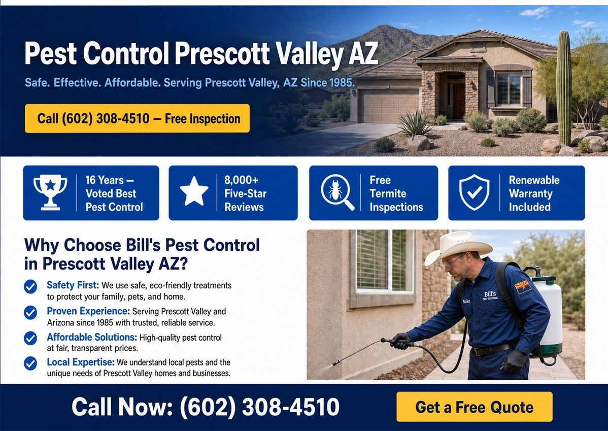Pest Control Prescott Valley Az
