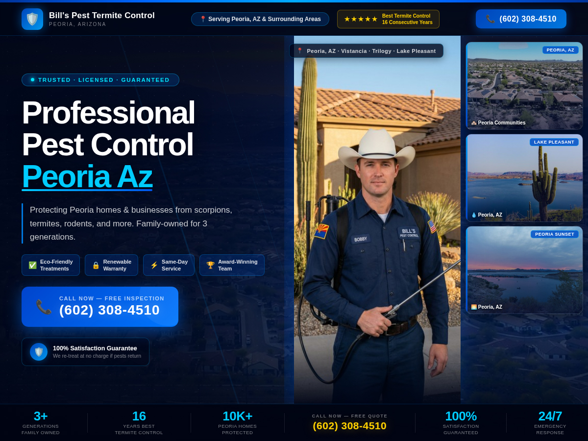 Professional Pest Control Peoria Az | Bills Pest Termite Control