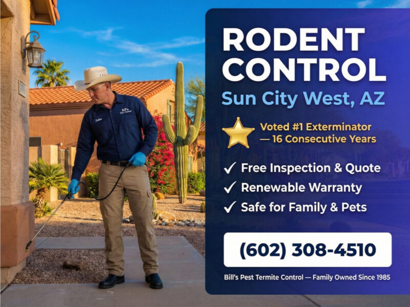 Professional Rodent Control Sun City West Az