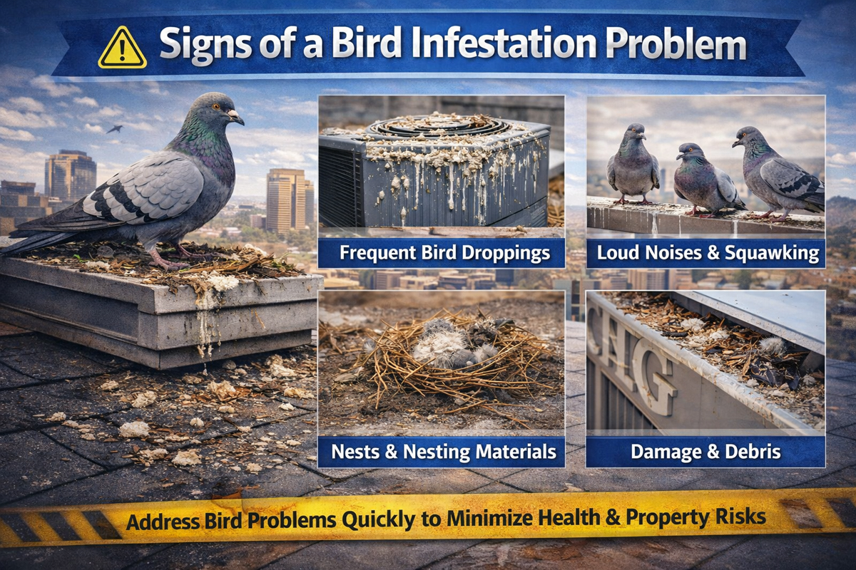 Signs of a Bird Infestation