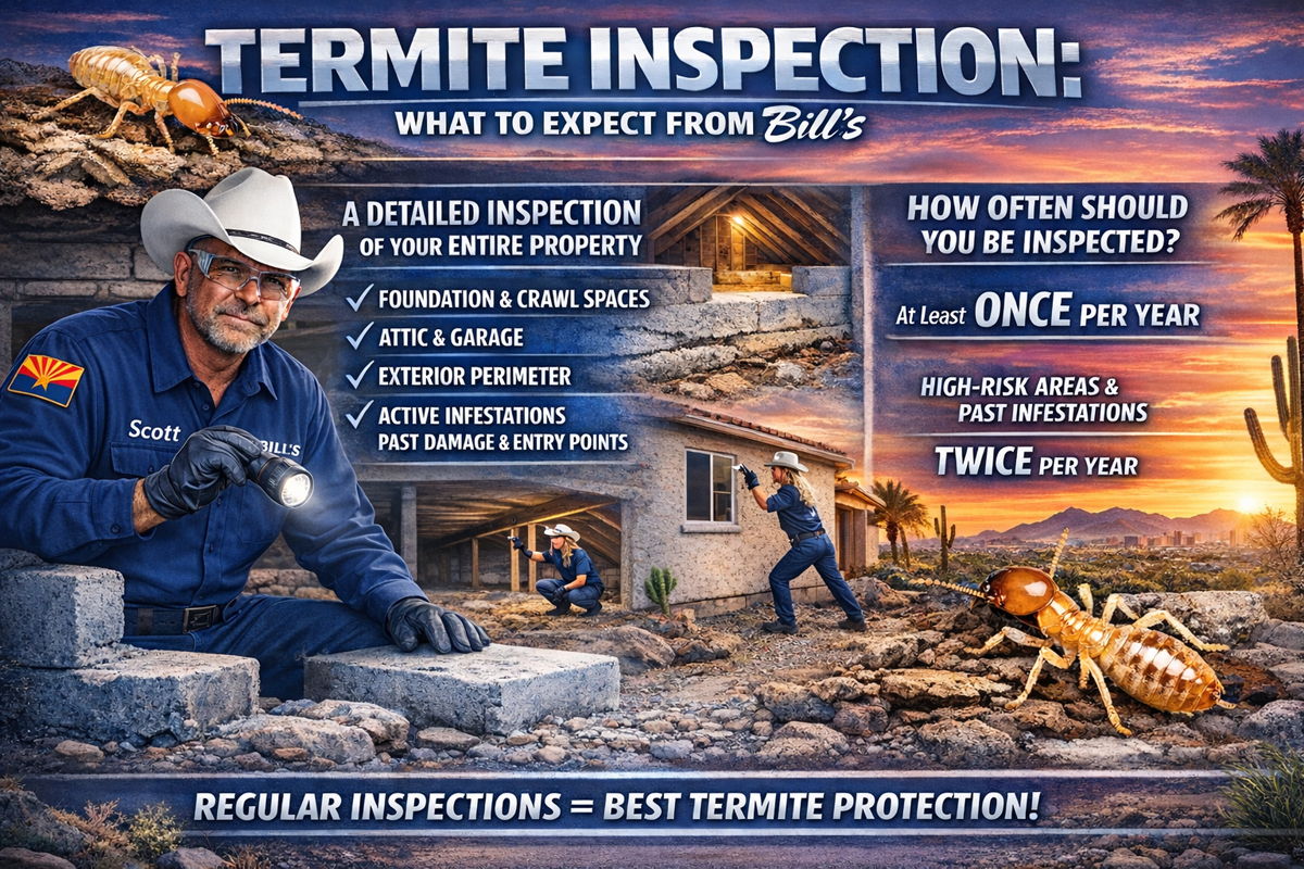 Free Tempe Pest Inspection and Tempe Termite Report Services