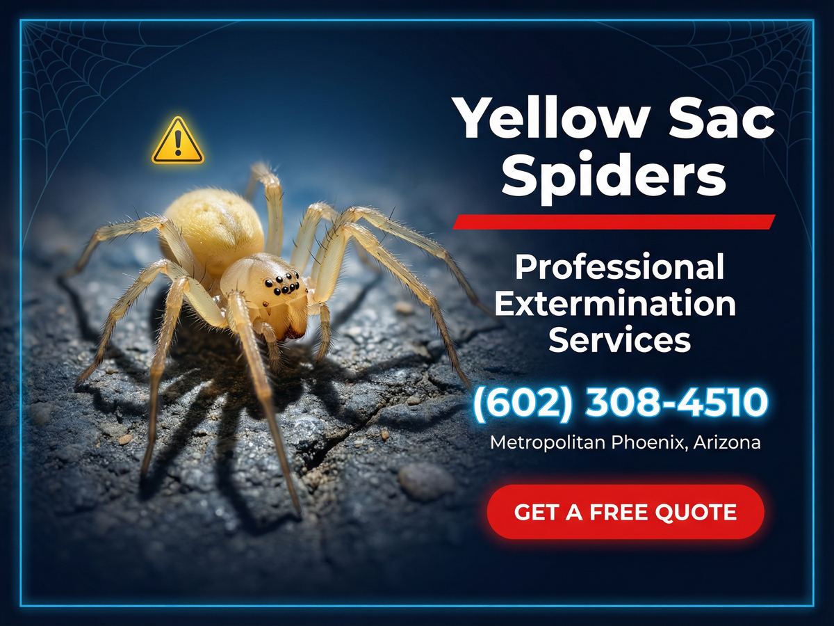 Yellow Sac Spiders - Bills Pest Termite Control